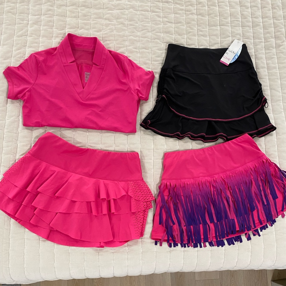 Brand New Lucky In Love tennis/golf skorts